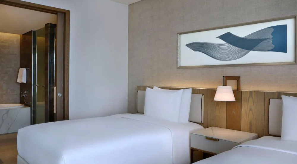 Double Room with Two Double Beds at Hilton Abu Dhabi Yas Island