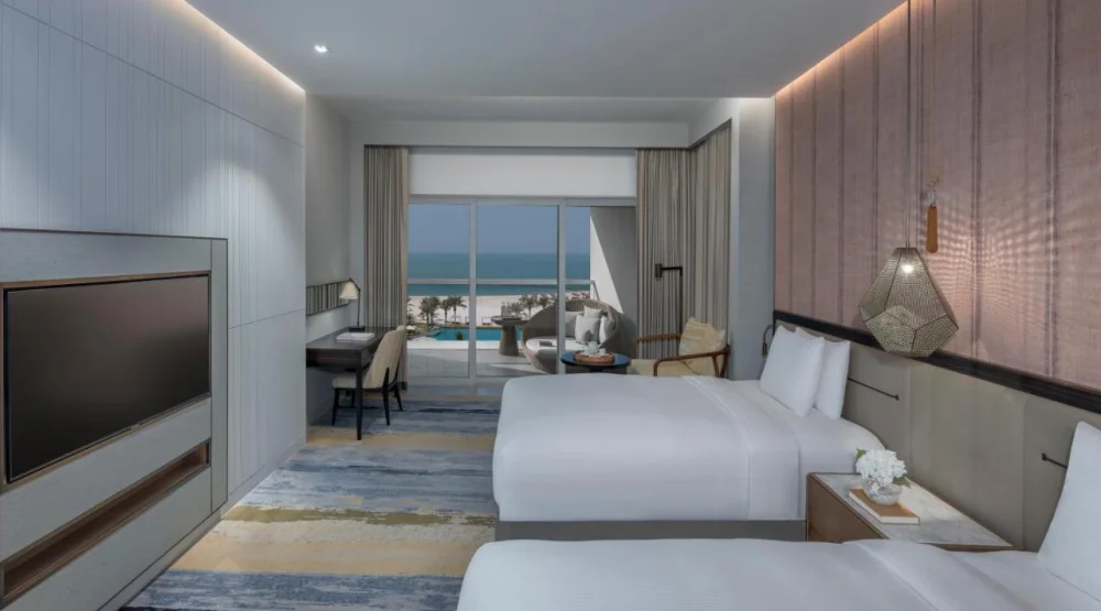 Twin Room with Infinity Ocean View at InterContinental Ras Al Khaimah Mina Resort & Spa