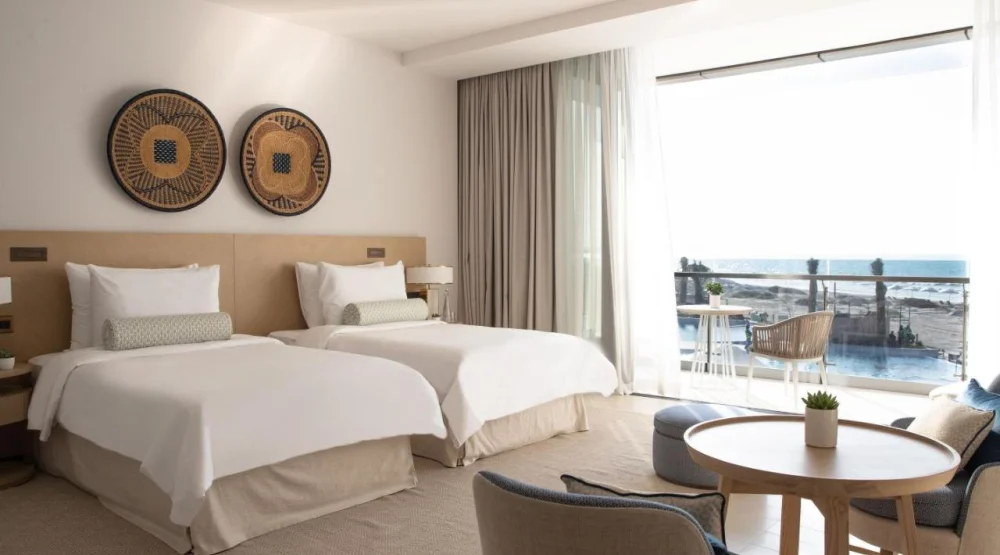 Ocean View Deluxe Twin Room at Jumeirah Saadiyat Island