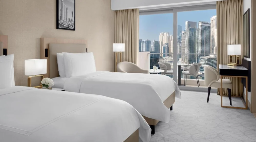 Deluxe Marina View Room at JW Marriott Hotel Marina