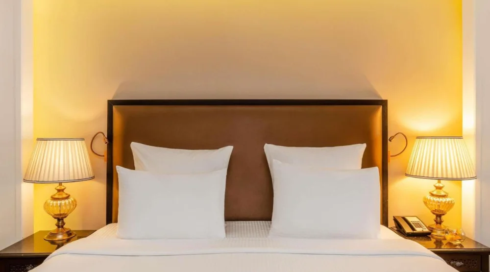 Two Bedroom Suite with One King and One Twin Bed at Pullman Resort Al Marjan Island