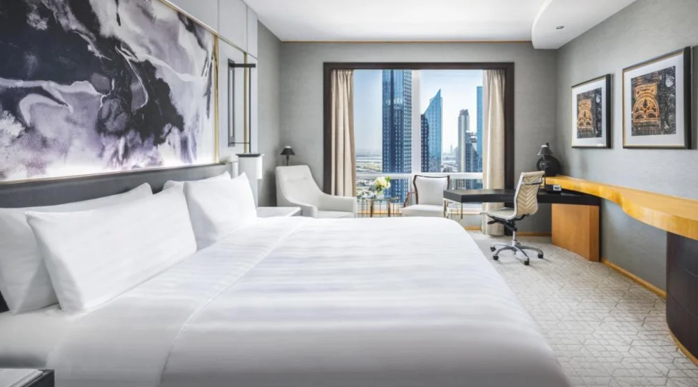Deluxe King Room with Burj Khalifa View at Shangri-La Dubai