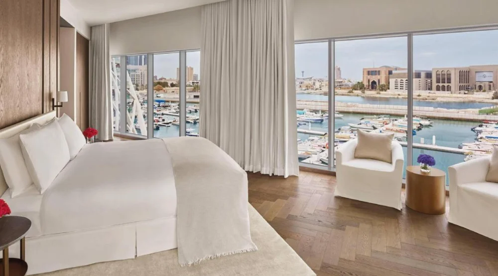 Premier King Suite with Marina View at The Abu Dhabi EDITION