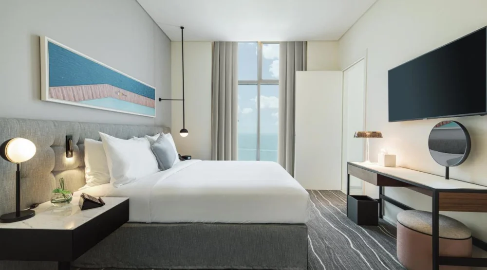 Deluxe Room with Sea View at Th8 Palm Dubai Beach Resort Vignette Collection