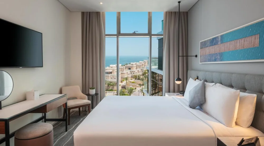 One Bedroom Suite with Sea View at Th8 Palm Dubai Beach Resort Vignette Collection