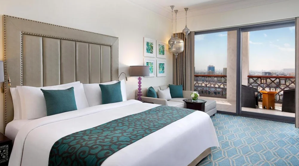 Deluxe Room Creek View, Guest Room, One King, Balcony at The Ajman Saray A Luxury Collection Resort