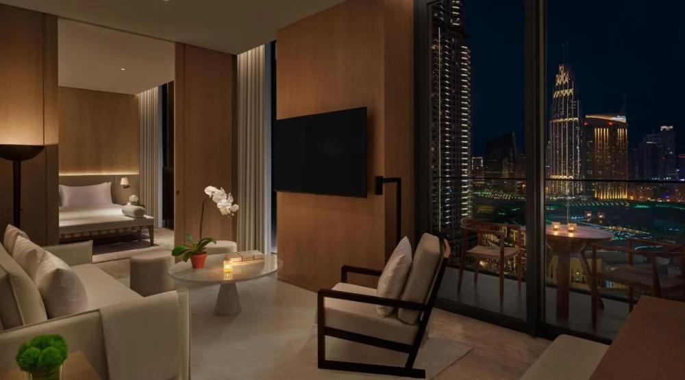 One Bedroom Superior King Suite with Balcony at The Dubai EDITION