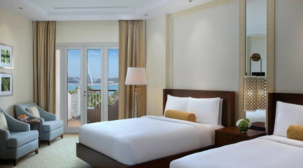Queen Room with Two Queen Beds and Ocean View at The Ritz Carlton Dubai