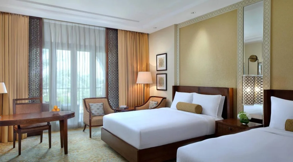 Club Garden Twin Room with Two Queen Beds - Club Level at The Ritz Carlton Dubai