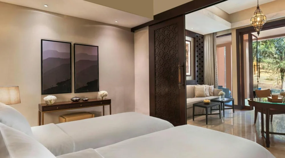 Al Rimal Villa Twin Bed at The Ritz-Carlton Ras Al Khaimah Al Wadi Desert