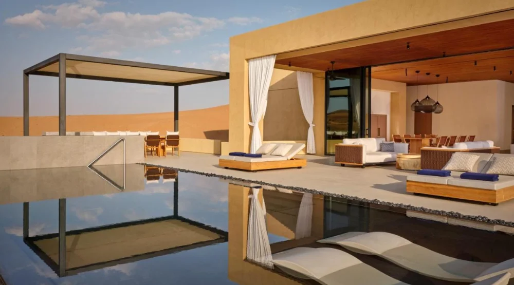 Sunset Signature Pool, Two Bedroom Villa at The Ritz-Carlton Ras Al Khaimah Al Wadi Desert