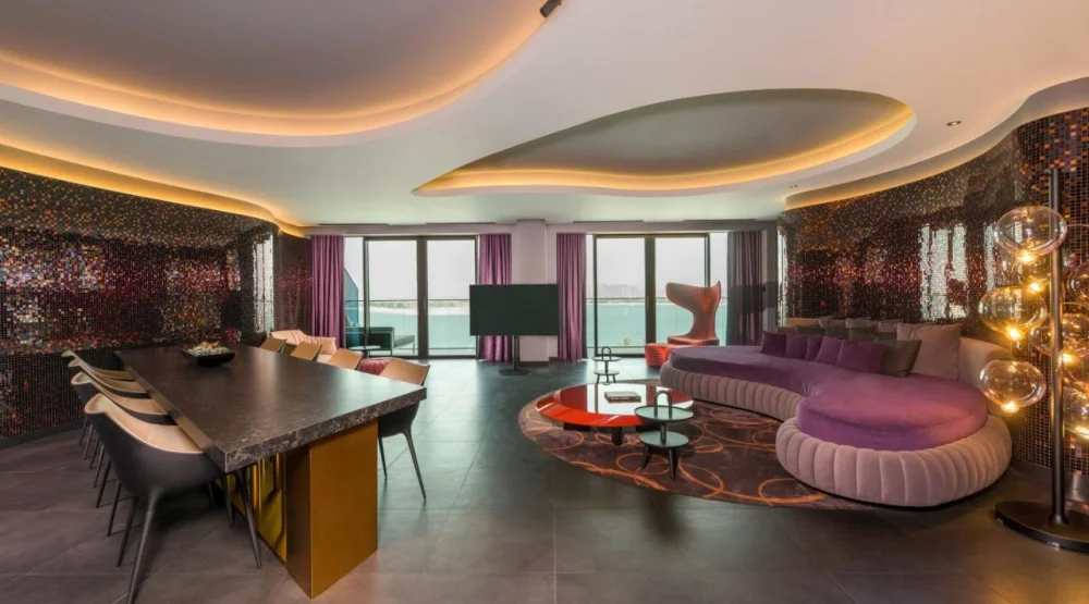 Marvelous One Bedroom Suite, One King with Private Terrace at W Dubai The Palm