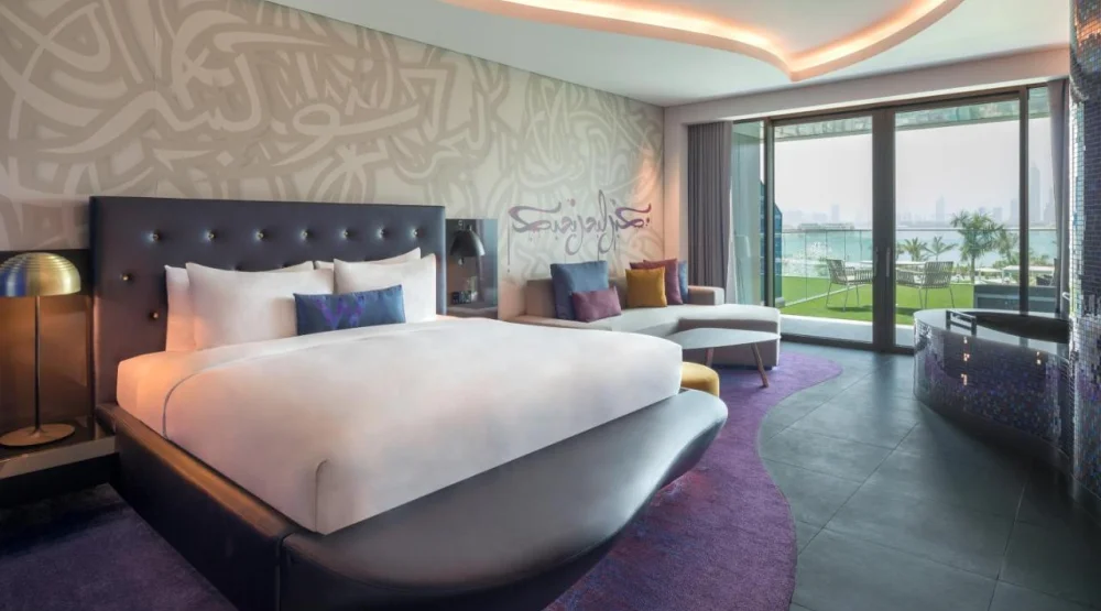 Spectacular Terrace Room, One King with Private Balcony at W Dubai The Palm