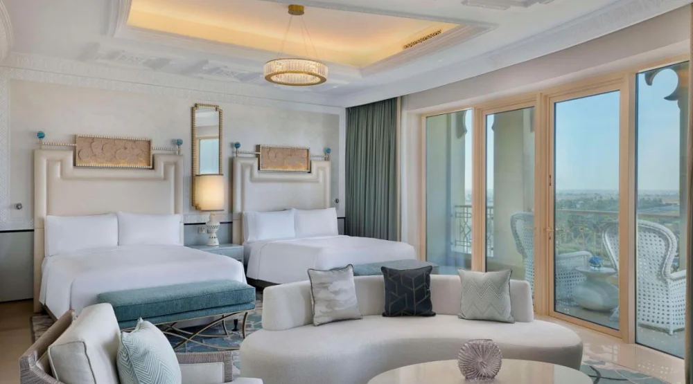 Deluxe Queen Room with Two Queen Beds at Waldorf Astoria Ras al Khaimah