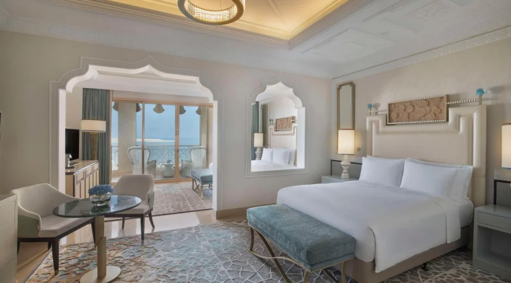Premier Queen Room with Two Queen Beds and Ocean View at Waldorf Astoria Ras al Khaimah