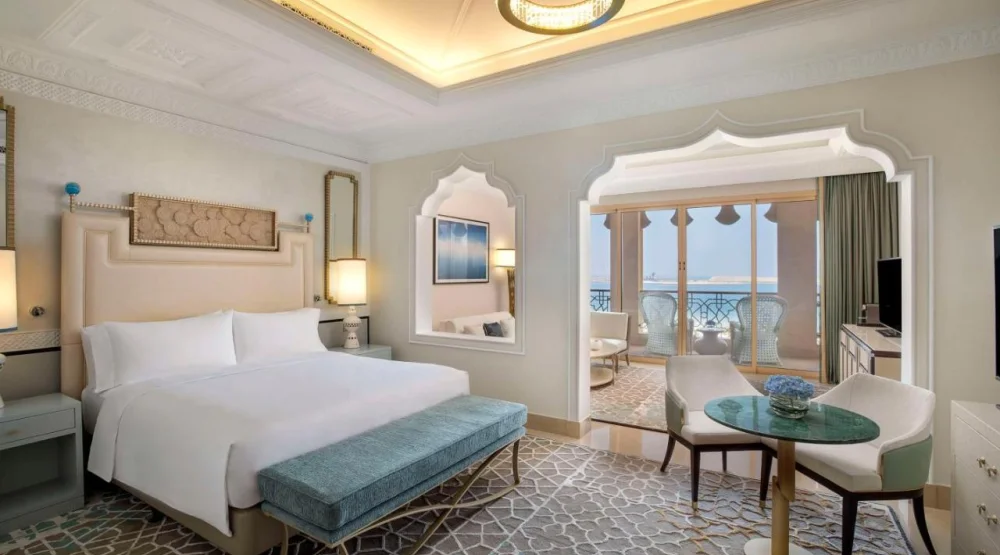 Junior King Suite with Ocean View at Waldorf Astoria Ras al Khaimah
