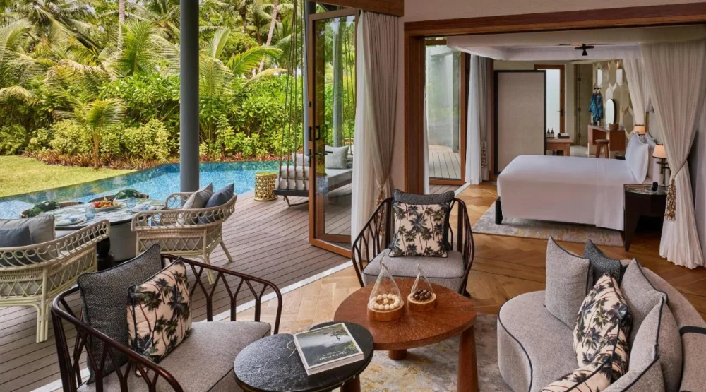 One Bedroom Villa with Pool at Waldorf Astoria Seychelles Platte Island