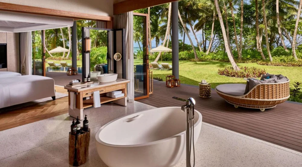 Two Bedroom Villa with Pool at Waldorf Astoria Seychelles Platte Island