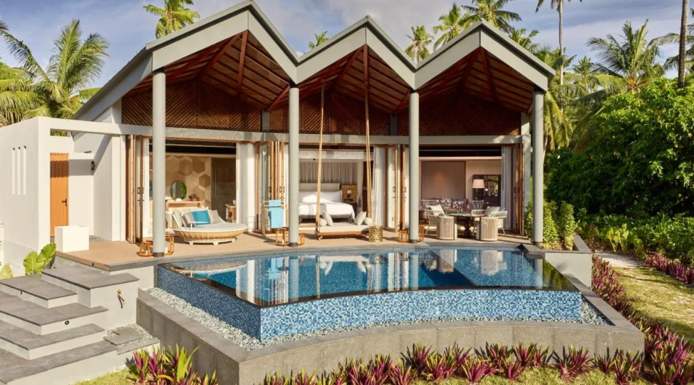One Bedroom Hawksbill Garden Villa with Pool at Waldorf Astoria Seychelles Platte Island