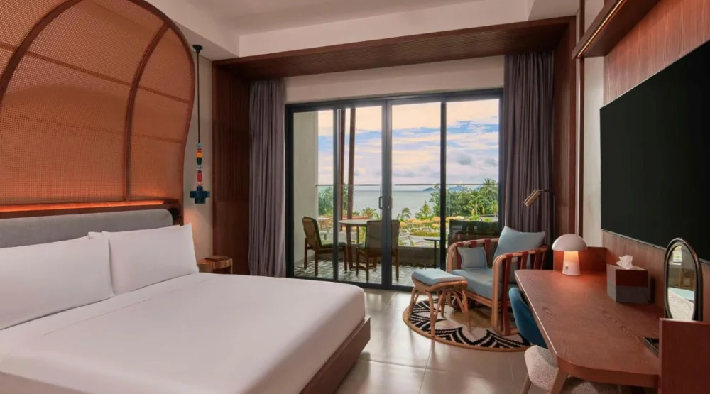 King Room with Pool View at Canopy By Hilton Seychelles