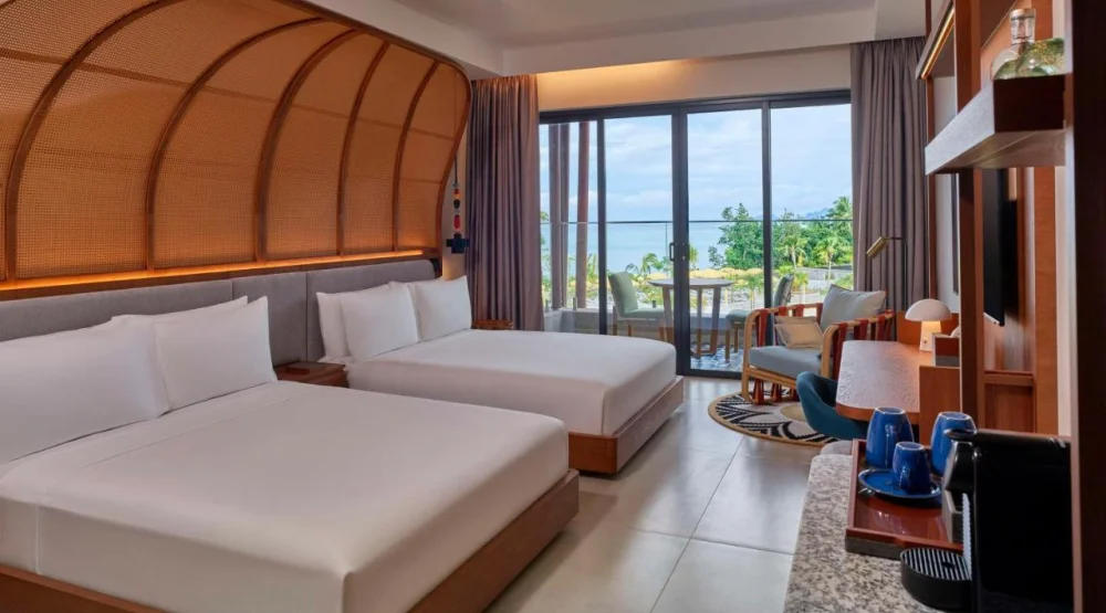 Queen Room with Two Queen Beds and Garden View at Canopy By Hilton Seychelles