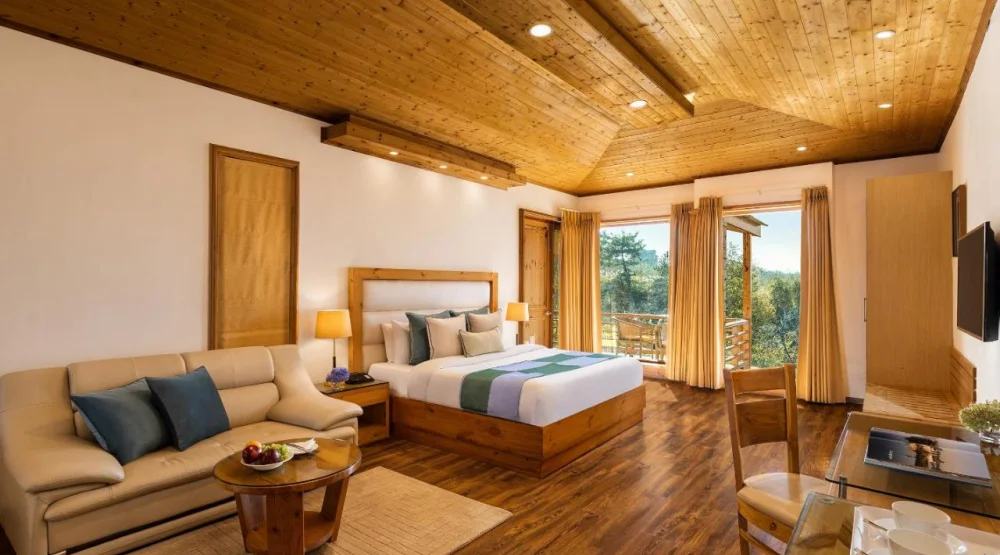 Deluxe Room with Balcony at Baragarh Resort & Spa Manali IHCL SeleQtions