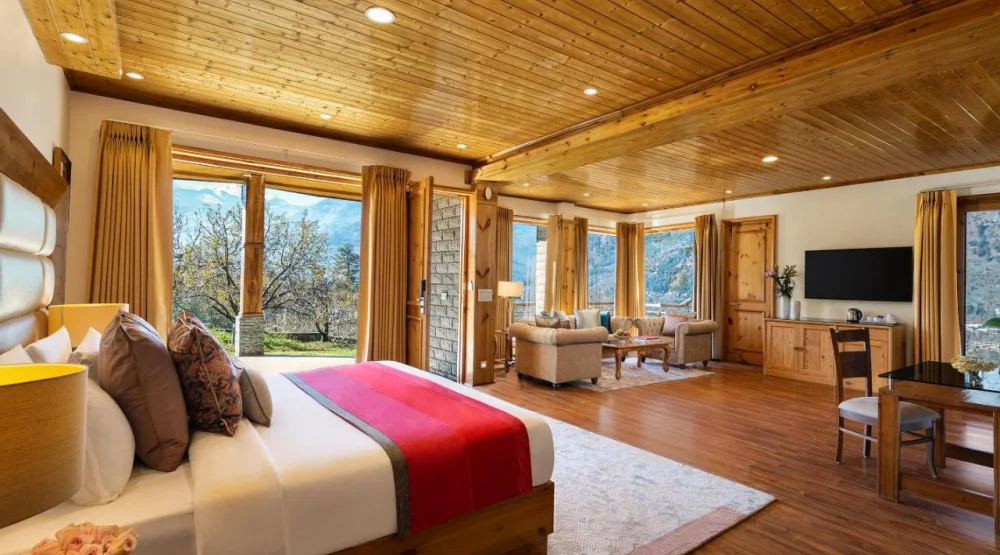 Premium Room with Jacuzzi at Baragarh Resort & Spa Manali IHCL SeleQtions