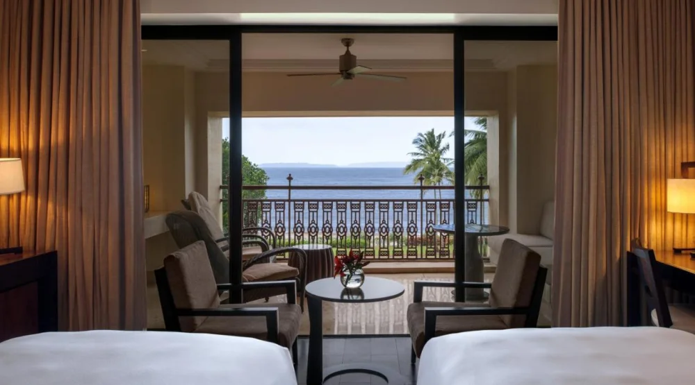 Twin Room with Balcony and Bay View at Grand Hyatt Goa