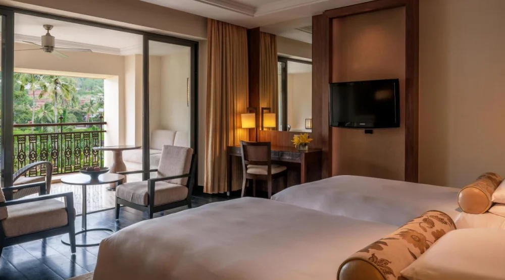 Twin Room with Balcony and Garden View at Grand Hyatt Goa