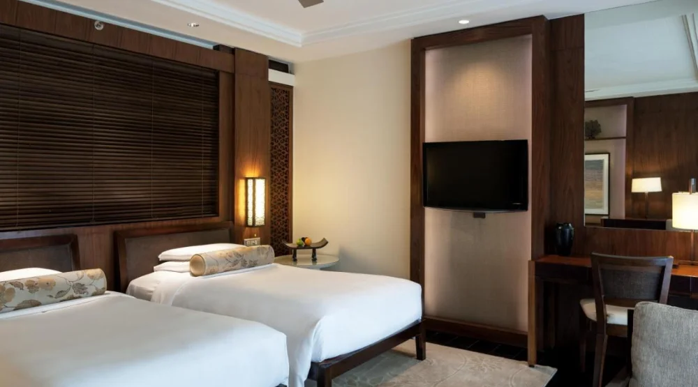 Twin Room with Balcony and Pool View at Grand Hyatt Goa