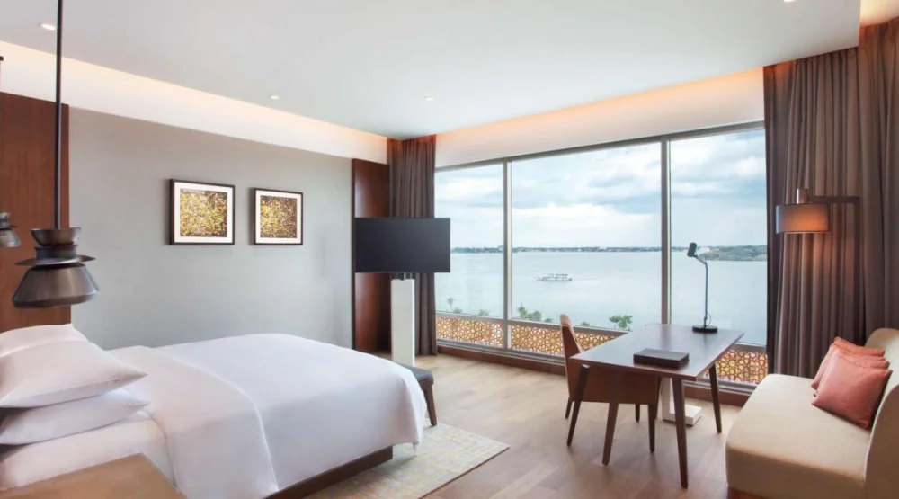 King Room with Backwater View at Grand Hyatt Kochi Bolgatty