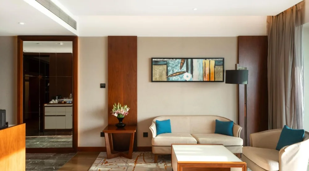 Grand Terrace Suite with Backwater View at Grand Hyatt Kochi Bolgatty