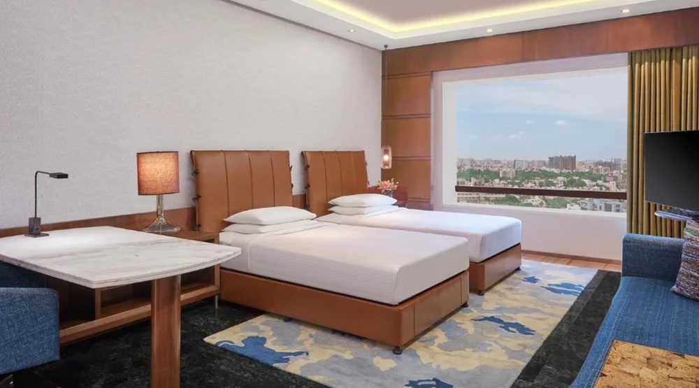 Twin Room with Pool View at Hyatt Regency Chennai