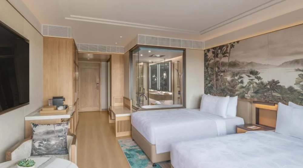 Luxury Twin Room with Balcony and Courtyard View at JW Marriott Goa