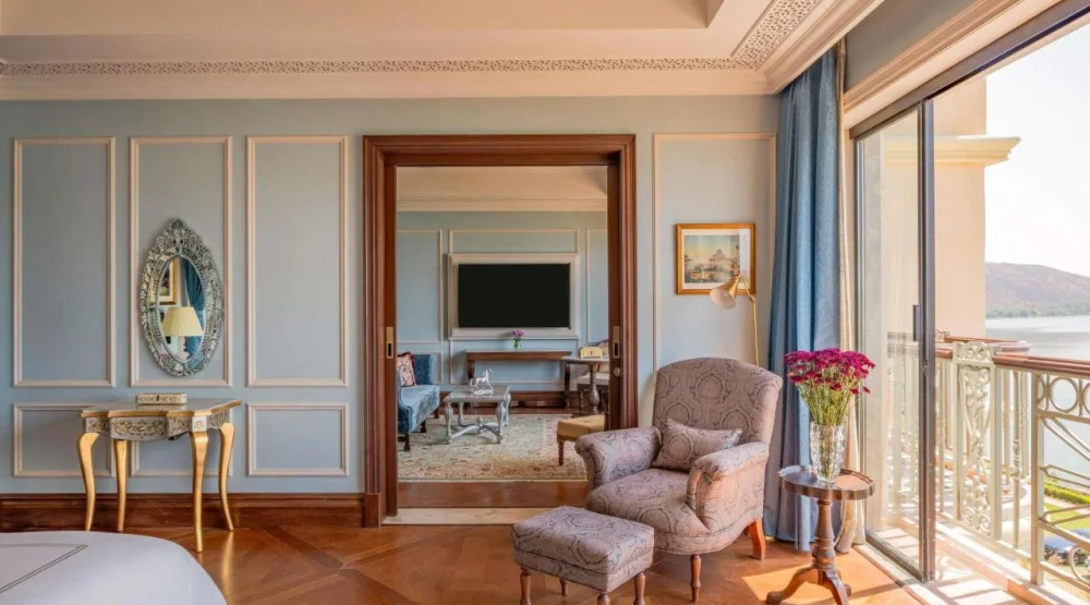 Raffles Lakeshore Manor Non-island Suite at Raffles Udaipur