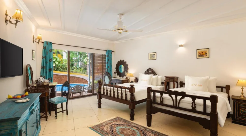 Superior Twin Room Pool View with Balcony at Storii By ITC Hotels Shanti Morada