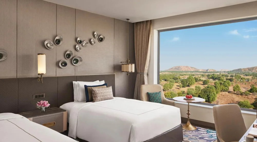 Luxury Room Twin Bed at Taj Amer Jaipur