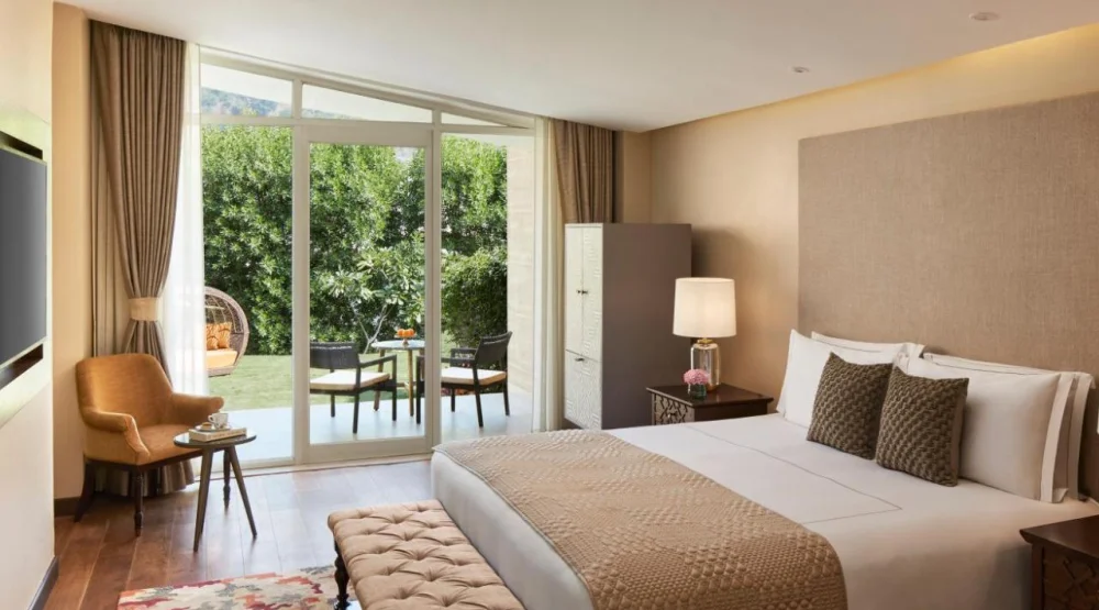 Luxury Hill View Suite with Garden & Sit-out at Taj Aravali Resort & Spa