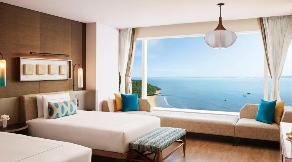 Deluxe Sea View Room Twin Bed at Taj Cidade de Goa Horizon