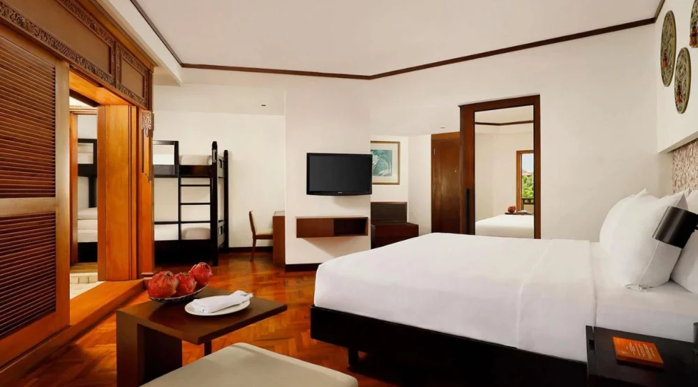Family Room with One King Bed and One Bunk Bed at Nusa Dua Beach Hotel & Spa