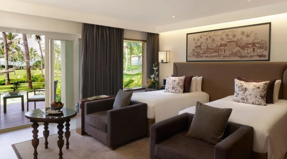 Deluxe Room Sea View Twin Bed at Taj Exotica Resort & Spa Goa