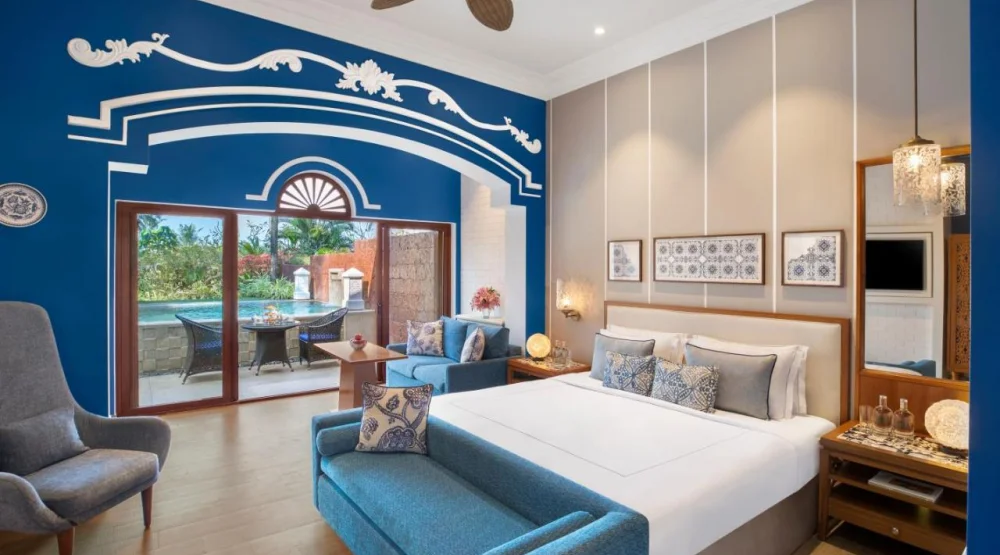 Indulgence Villa Room with Plunge Pool King Bed at Taj Exotica Resort & Spa Goa