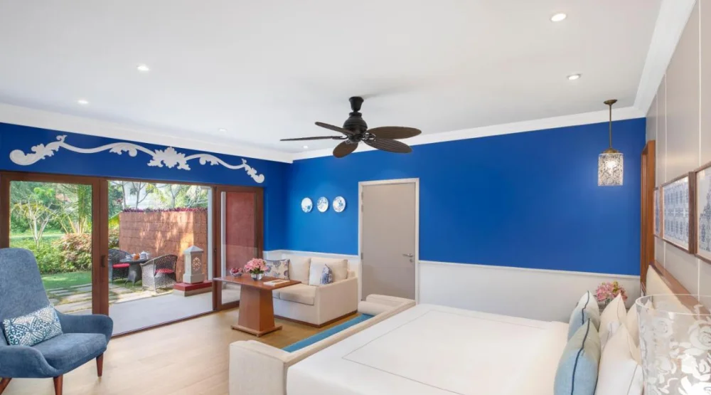 Premium Villa Room Garden View King Bed at Taj Exotica Resort & Spa Goa