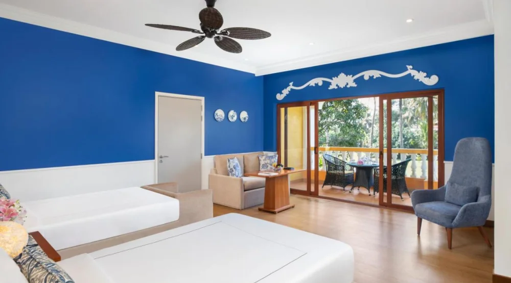 Premium Villa Room Garden View Twin Bed at Taj Exotica Resort & Spa Goa