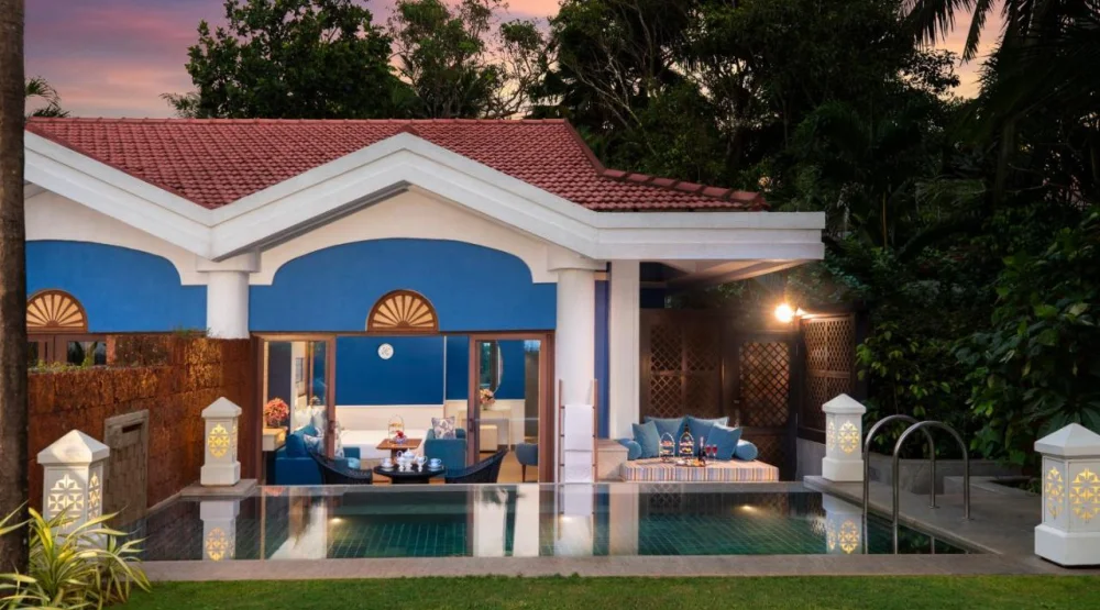 Indulgence Villa Room with Plunge Pool Twin Bed at Taj Exotica Resort & Spa Goa