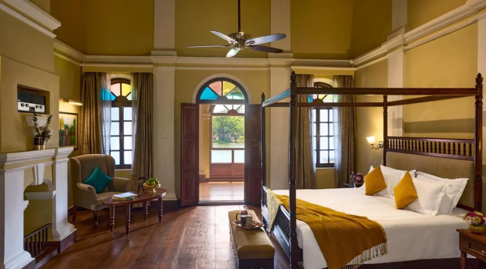 Heritage Room Lagoon/pool View King Bed at Taj Kumarakom Resort & Spa Kerala