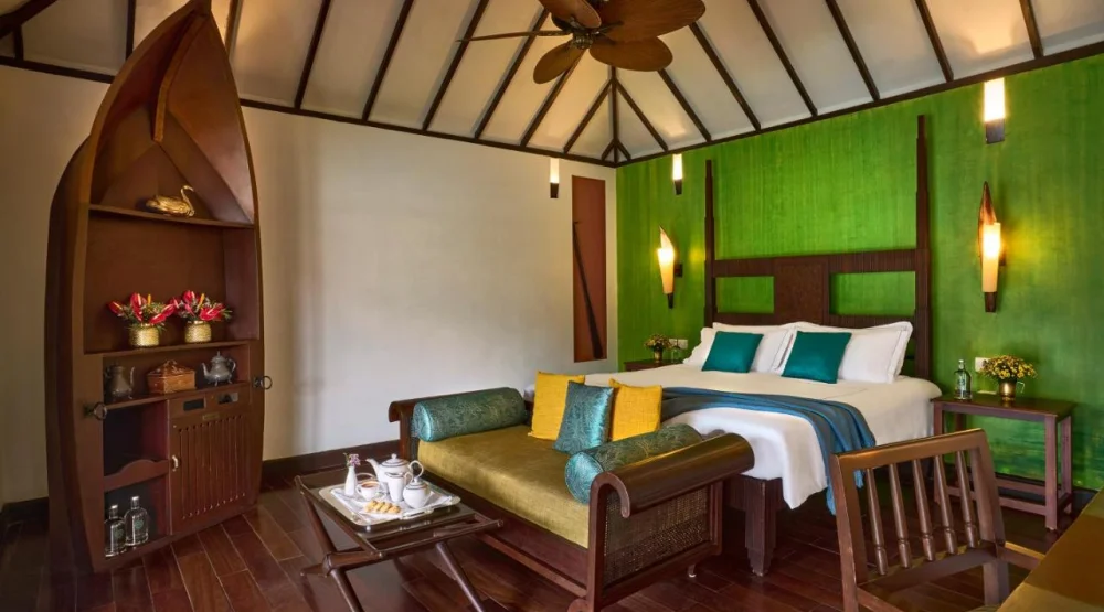 Premium Cottage Lagoon View King Bed at Taj Kumarakom Resort & Spa Kerala