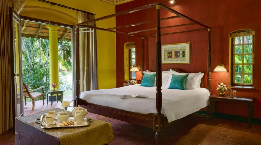 Luxury Villa Lotus Garden View King Bed at Taj Kumarakom Resort & Spa Kerala