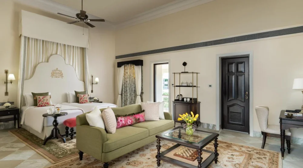 Grand Luxury King Bed Room at Taj Usha Kiran Palace Gwalior