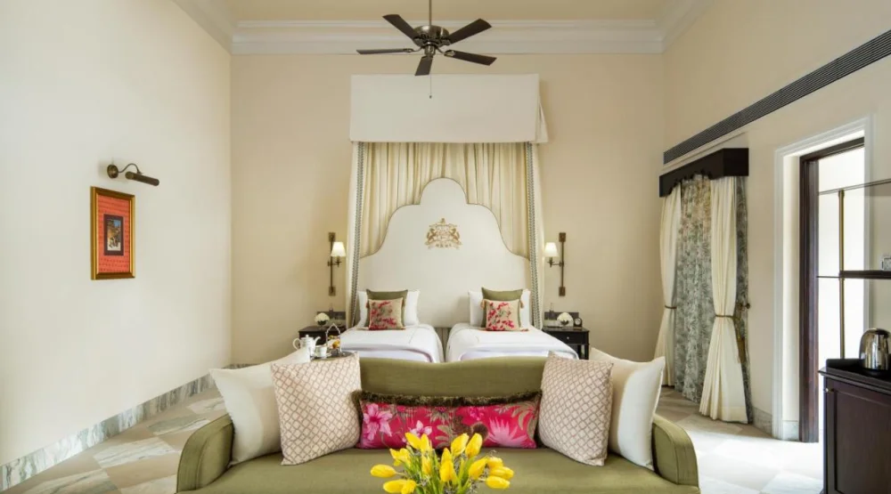 Grand Luxury Twin Bed Room at Taj Usha Kiran Palace Gwalior
